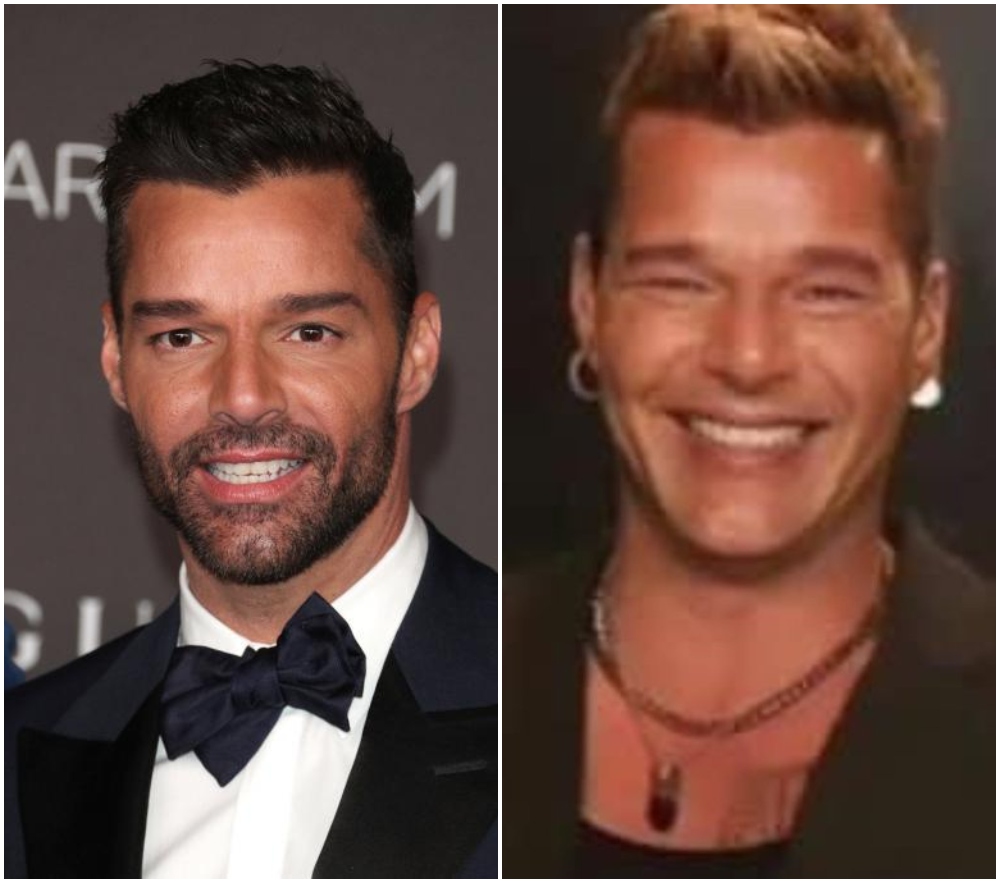 Ricky Martin before and after;  Ricky Martin's appearance unleashes confusion in his fans