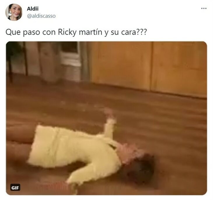 Tuit sobre la nueva apariencia de Ricky Martin; Ricky Martin se retocó la cara y desencadenó una oleada de memes