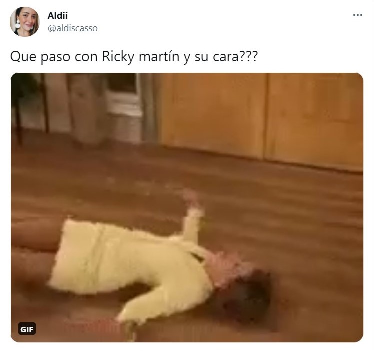 Tuit sobre la nueva apariencia de Ricky Martin; Ricky Martin se retocó la cara y desencadenó una oleada de memes