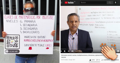 Maestro desempleado busca trabajo promocionando sus clases en YouTube