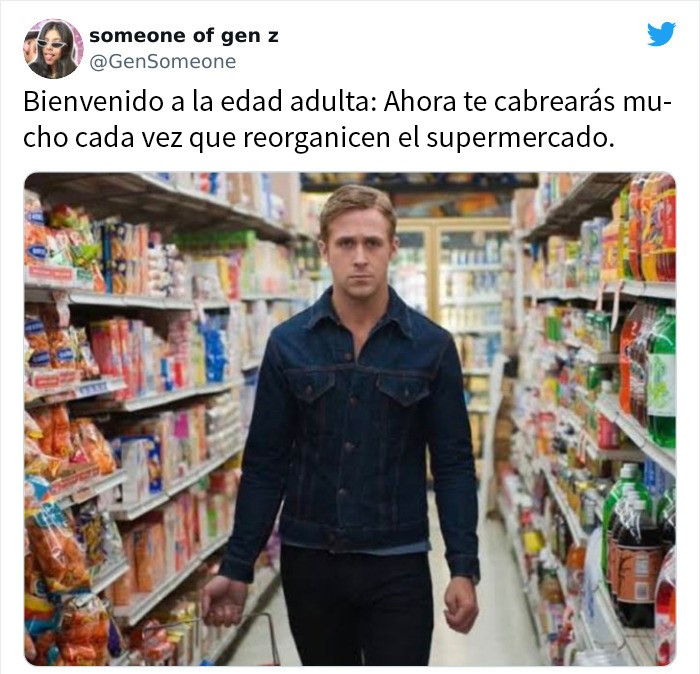 REyan Reynolds en el supermercado ;15 Memes sobre la vida adulta con los que sí te identificarás