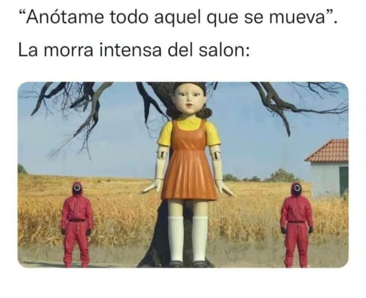 Memes que nos dejó el juego del calamar 