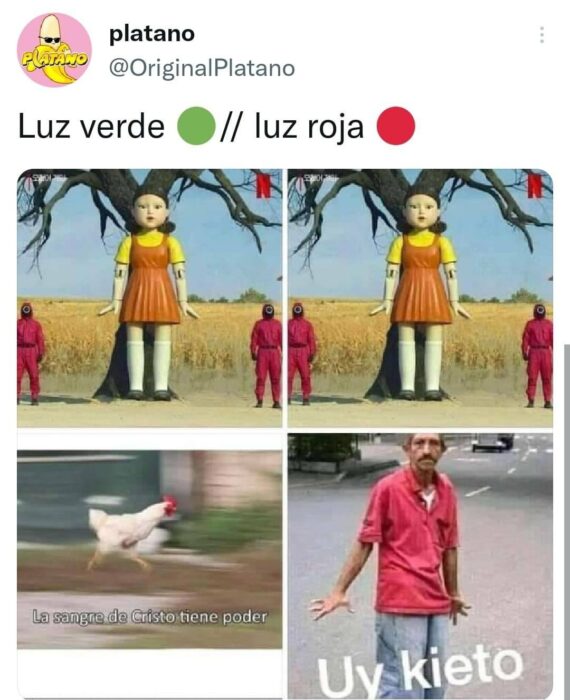 Memes que nos dejó el juego del calamar 