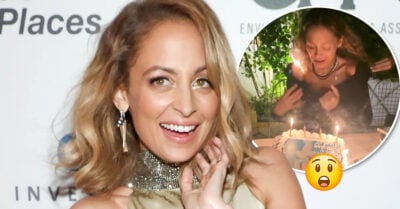 Nicole Richie encendió su fiesta y terminó quemándose el cabello con las velitas del pastel