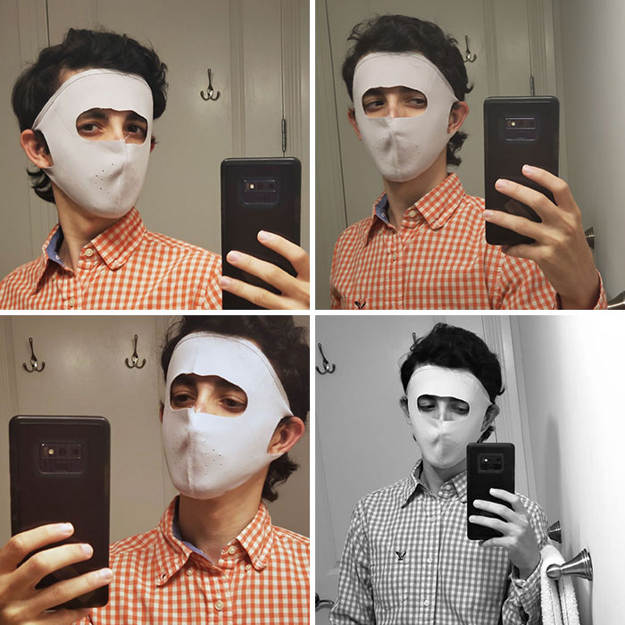 Face masks;  17 grandparents who had fun problems with technology