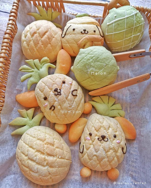 Melón pan; Repostera japonesa crea postres tan 'kawaii' que no querrás comerlos