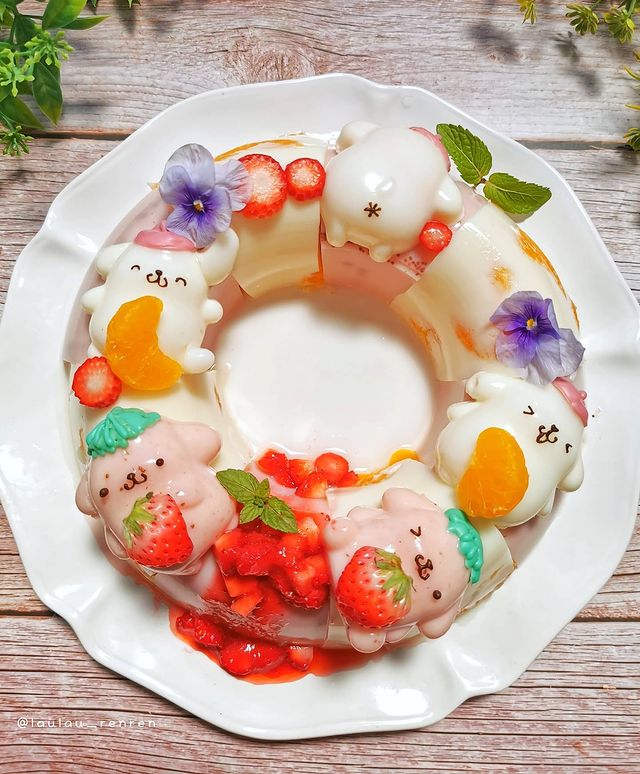 Rosca de panecillos; Repostera japonesa crea postres tan 'kawaii' que no querrás comerlos