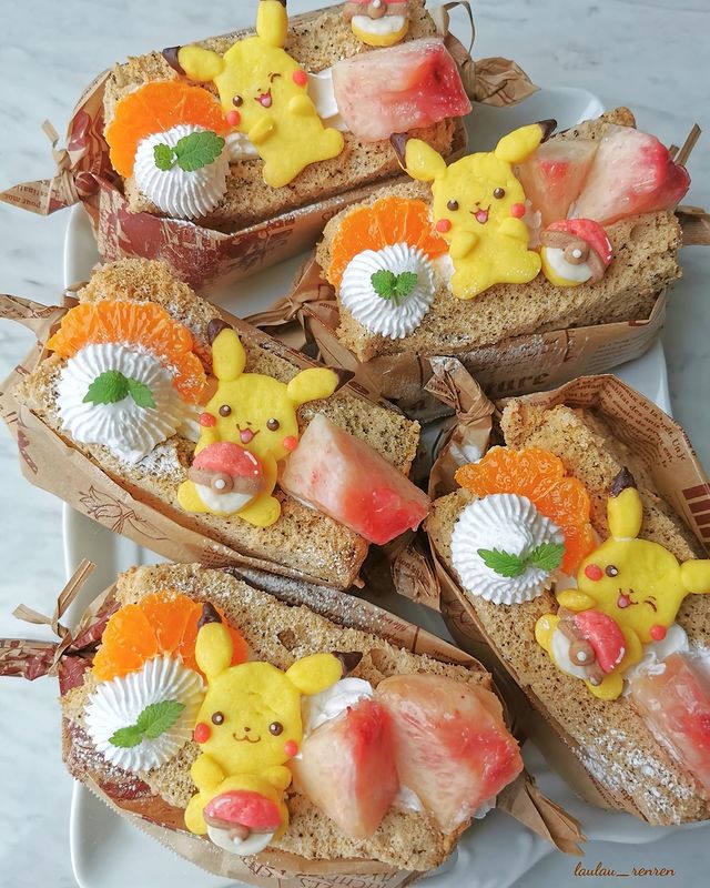 sándwich de jamón; Repostera japonesa crea postres tan 'kawaii' que no querrás comerlos