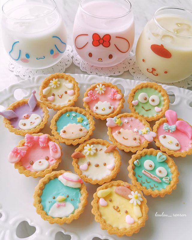 Tartas de queso crema; Repostera japonesa crea postres tan 'kawaii' que no querrás comerlos