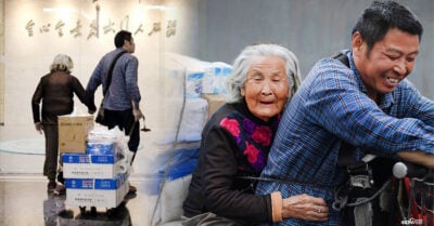 Repartidor lleva a su madre con Alzheimer a trabajar con él todos los días para poder cuidarla