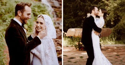 Lily Collins comparte fotos de su mágica boda en las montañas de Colorado