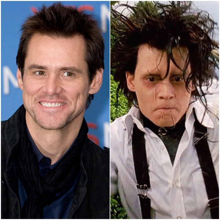 Jim Carrey como Edward Scissorhands