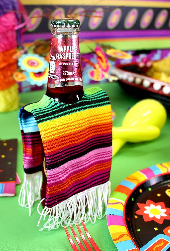 cerveza con zarapito ;19 Ideas para una fiesta mexicana colorida y con mucho sabor