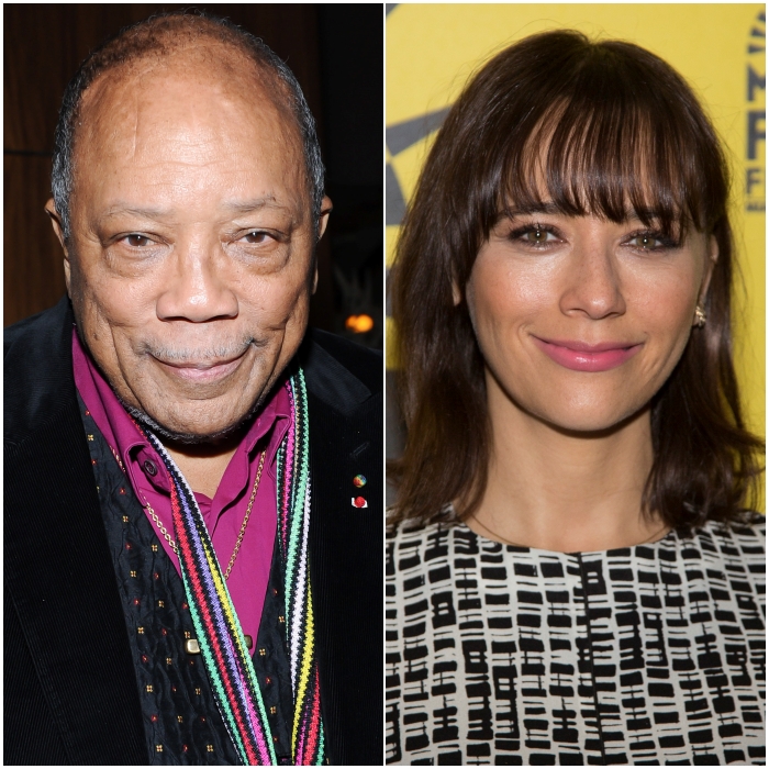 Quincy Jones and Rashida Jones