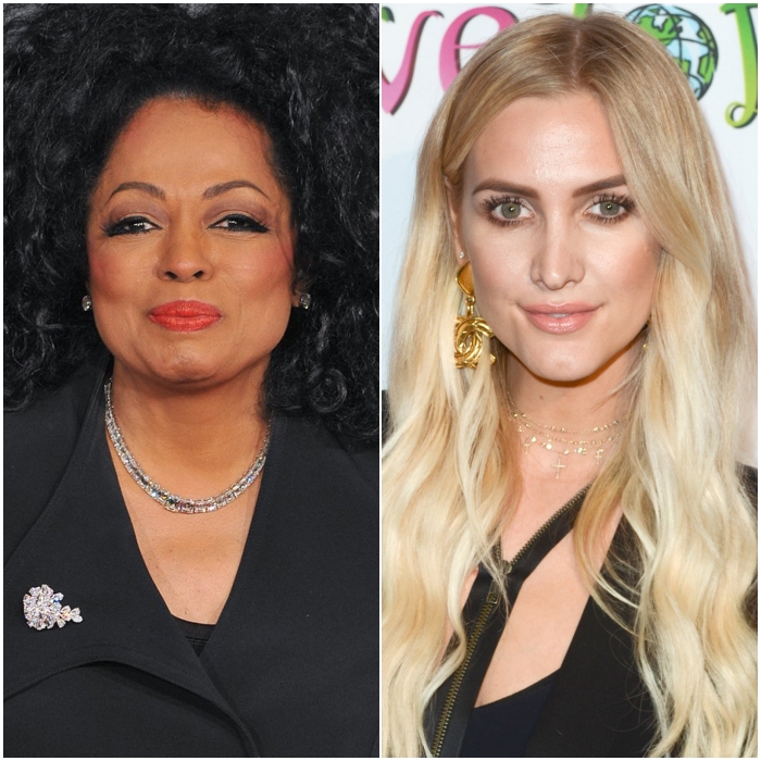 Diana Ross y Ashlee Simpson