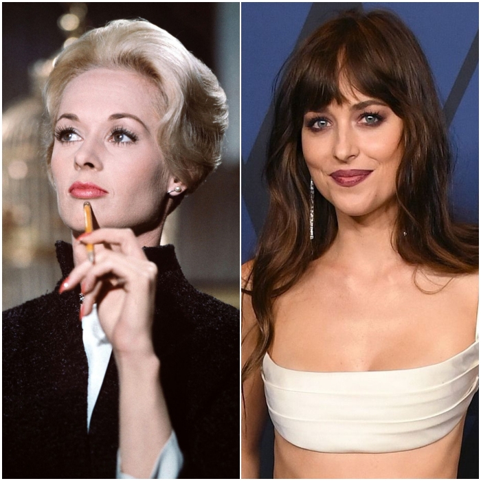 Tippi Hedren y Dakota Johnson