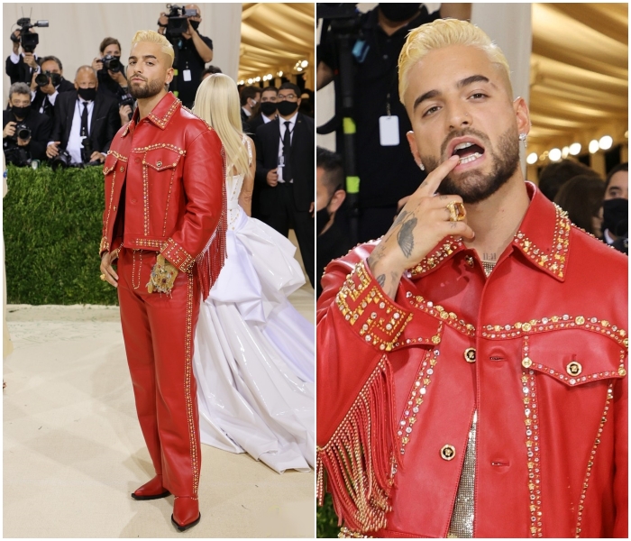 Maluma in Versace