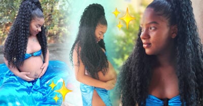 No tenía dinero para una sesión de fotos prenatal y su esposo le improvisó una con su teléfono