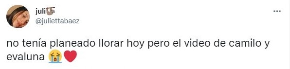 Tweet about Camilo and Evaluna announce that they will be parents in their new video clip 'Indigo'