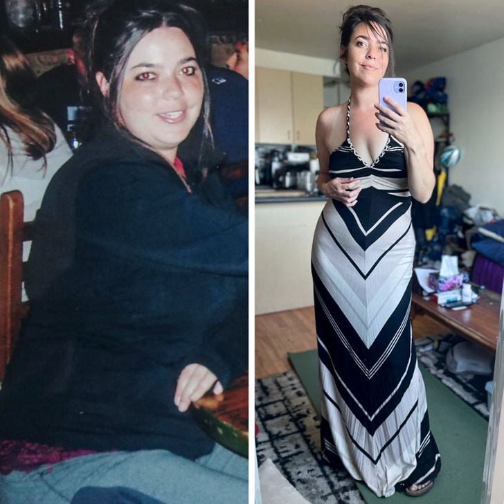 chica antes y después de bajar de peso ;15 Personas que tuvieron un 'glow up' de ensueño y ahora se sienten mejor con ellos mismos