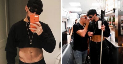 Bad Bunny vuelve a romperla, y esta vez usando un crop top para lucir su abdomen
