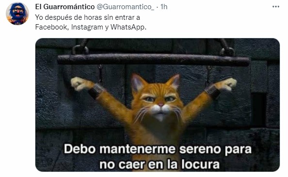 Memes sobre la caída de facebook