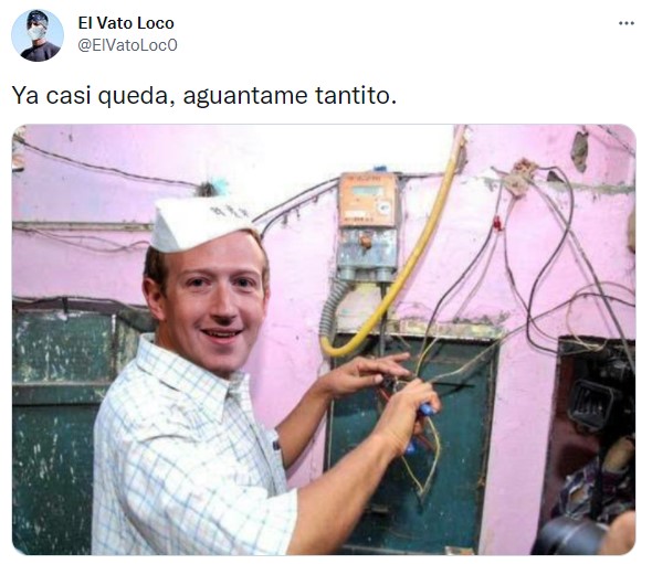 Memes sobre la caída de facebook