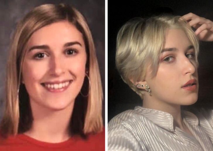 Blonde Before And After Cutting Her Hair; 15 Hair Changes That Will Inspire You To Do Your Own