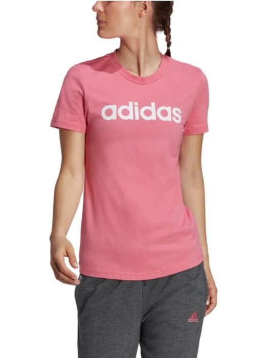 Playera deportiva adidas color rosa 