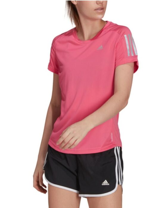 Playera deportiva adidas color rosa 