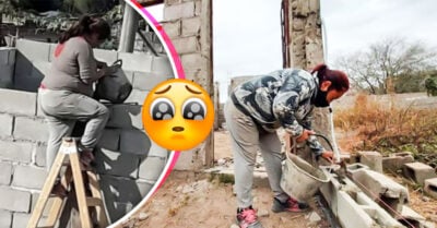 Mamá ya no pudo pagar renta y construyó un hogar para sus 4 hijos usando lo que había a su alcance