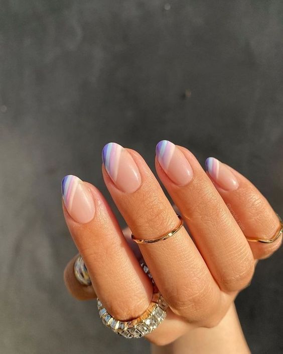 manicura en tono pastel lila ;19 Ideas para una manicura en tonos pastel que te alegrarán el día