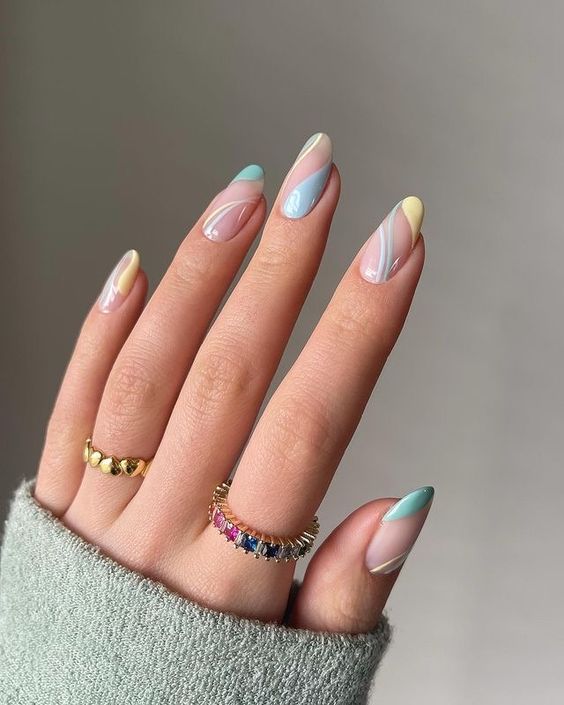 manicura en tonos pastel ;19 Ideas para una manicura en tonos pastel que te alegrarán el día