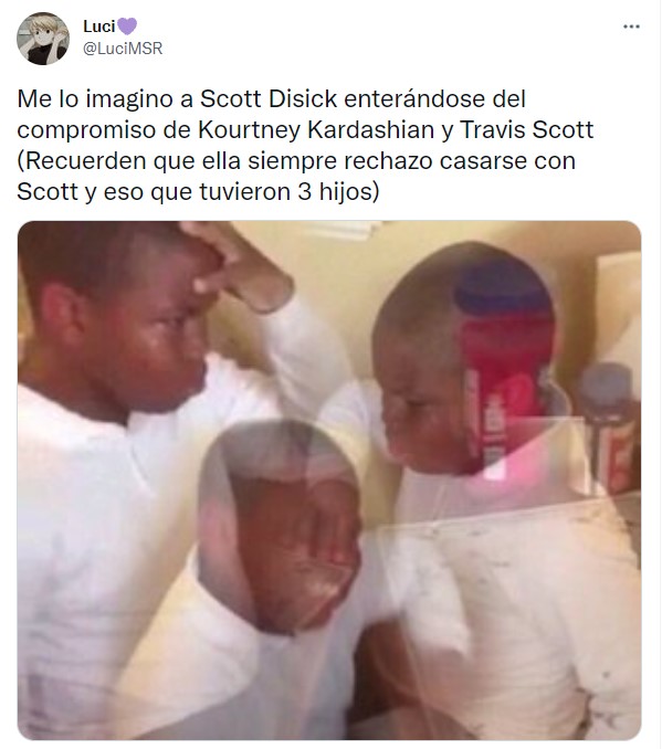 memes de la reacción de scot disick al compromiso de Kourtney