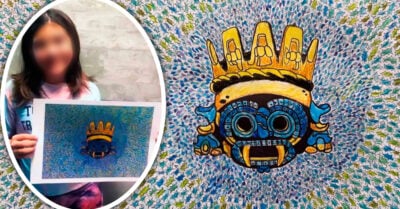 Niña mexicana gana concurso internacional de dibujo en Japón gracias al dios Tláloc