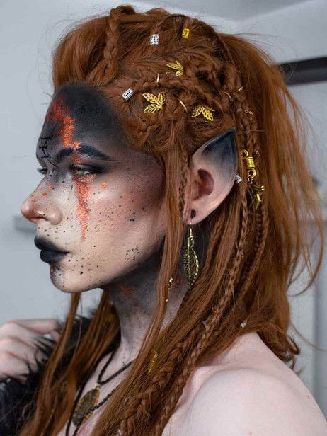 Peinado vikingo ;15 Peinados de Halloween para ser la reina de la oscuridad