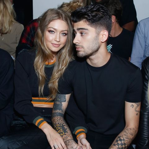 Gigi hadid junto a zayn malik