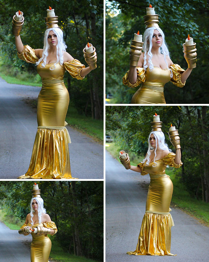 Candlestick; 20 People who have already won Halloween with their costumes