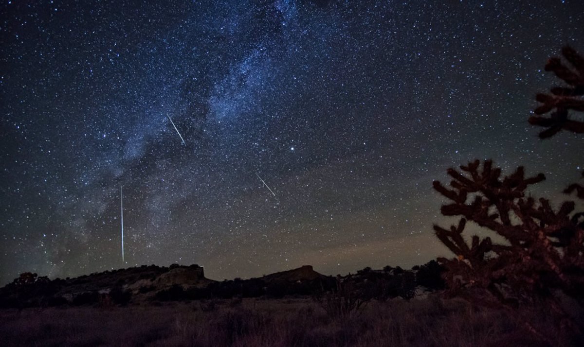 Lluvias de estrellas; Prepárate por que habrá lluvia de estrellas dracónidas y Luna nueva