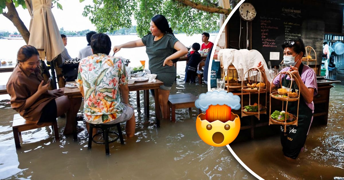 Restaurant flooding daily becomes Thailand’s newest attraction