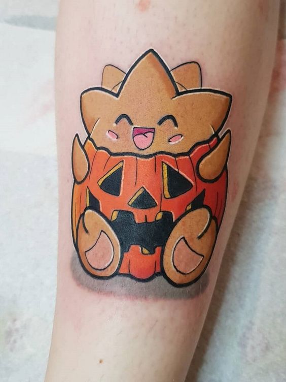 pokémon ;Tatuajes lindos para Halloween