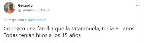 Tuits sobre Tienen 33 y 35 años y ya son abuelos: 'La gente piensa que el bebé es nuestro hijo'