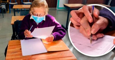 ¡Nada es imposible! Abuelita de 93 años termina la primaria con la ayuda de su bisnieta