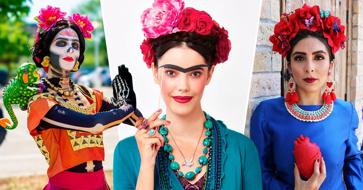 Geniales ideas para convertirte en Frida Kahlo en Halloween