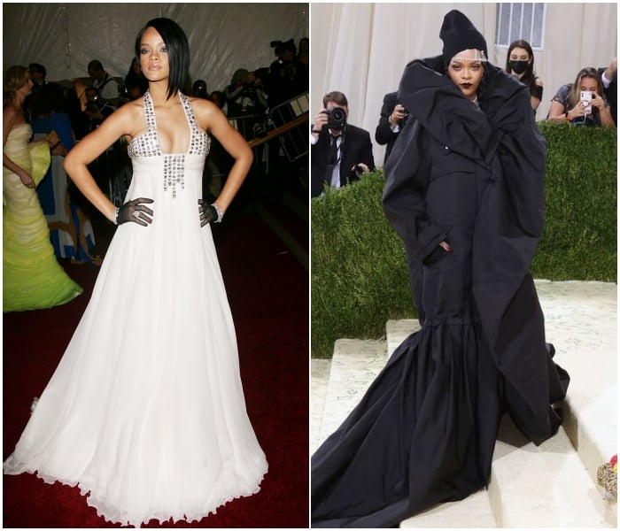 Rihanna en 2007 Vs. 2021