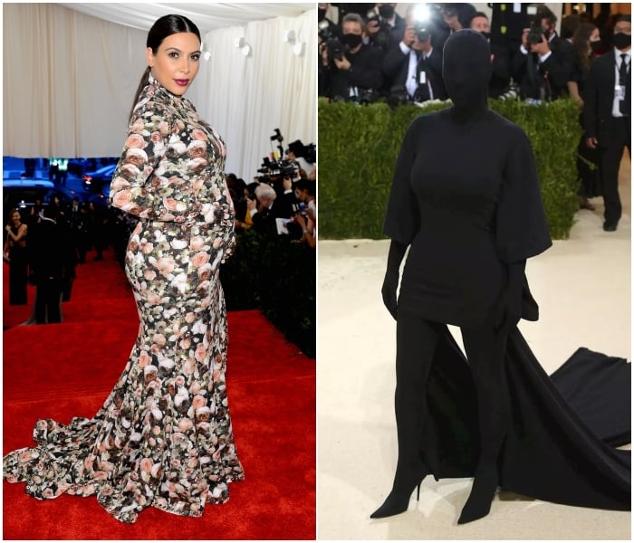 Kim Kardashian en 2013 Vs. 2021