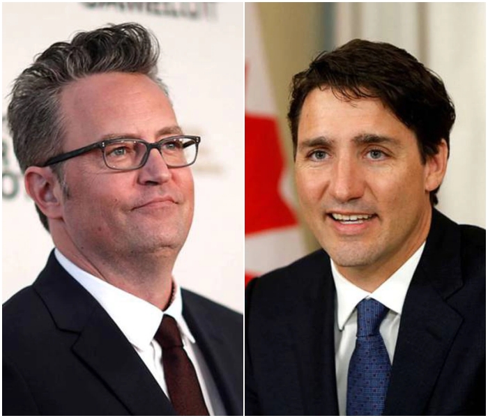 Matthew Perry y Justin Trudeau