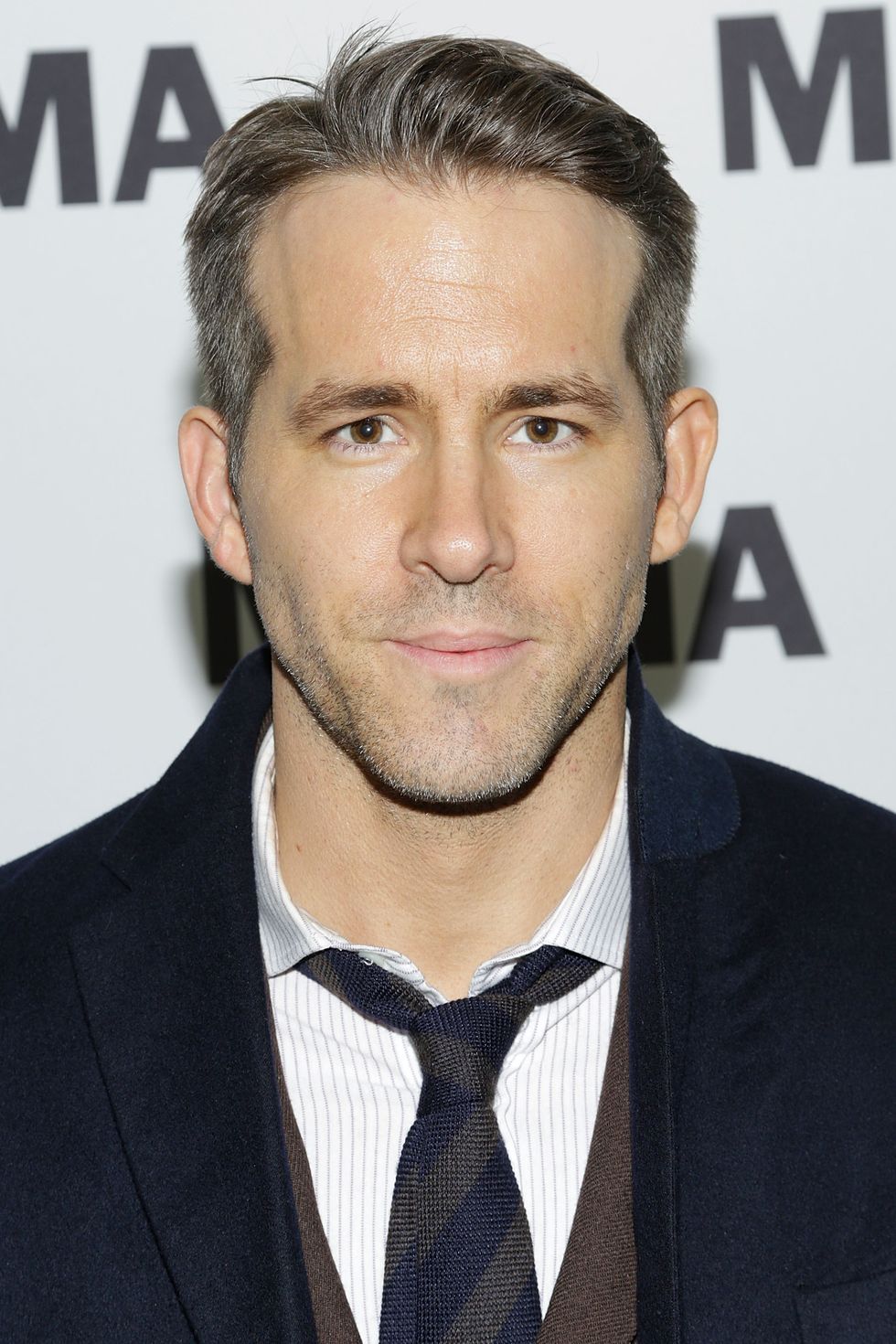 Ryan Reynolds; 17 Celebrities Who Look Like Gray Hair