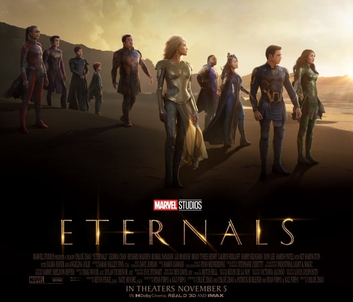 poster oficial de eternals