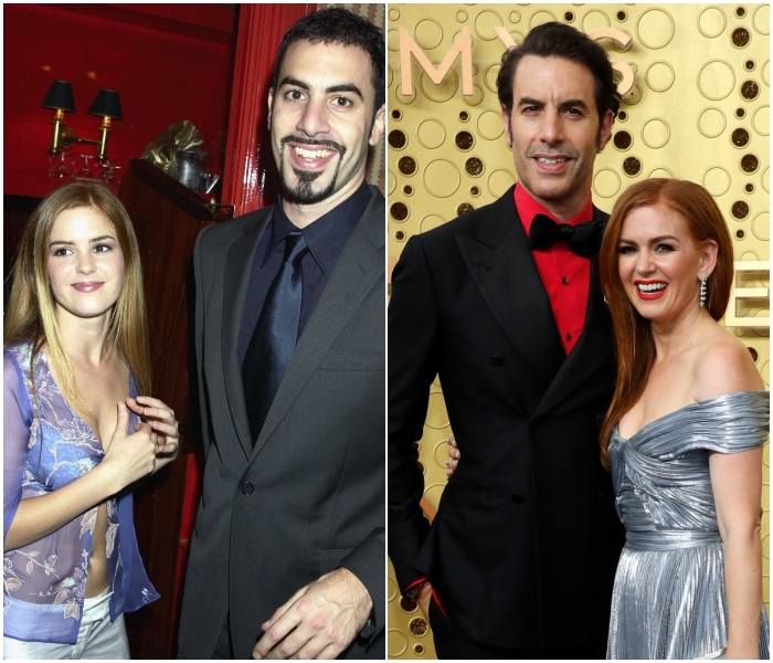 Sacha Baron Cohen and Isla Fisher